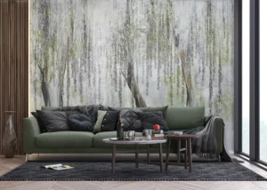 Wall Mural Grey Scuffs, 375 x 270 cm, FT5P 352231