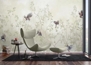 Wall Mural Pastel Birds, 375 x 270 cm, FT5P 352233