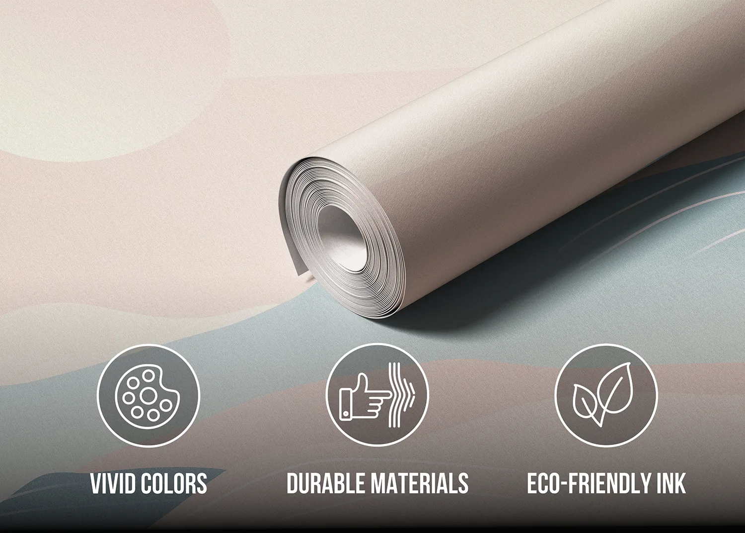 Custom Size Wall Mural Pastel Landscape | Premium Non-Woven Wallpaper | FT5P 352263 2