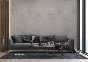 Wall Mural Dark Peacock Mosaic, 375 x 270 cm, FT5P 352269