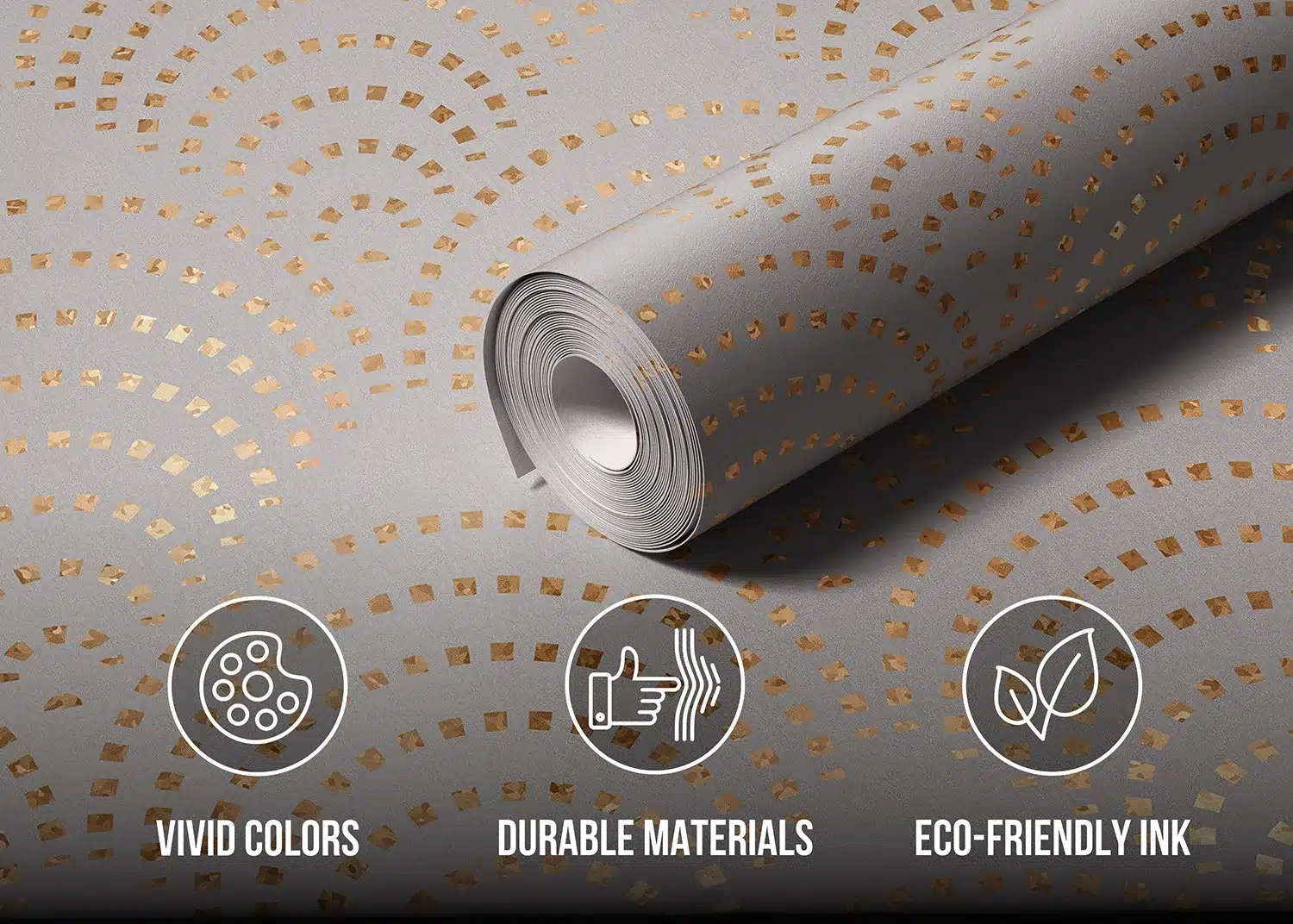 Custom Size Wall Mural DarKPeacocKMosaic | Premium Non-Woven Wallpaper | FT5P352269 5