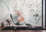Wall Mural Aquarelle Petals, 375 x 270 cm, FT5P 352279