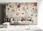 Custom Size Wall Mural Painterly Garden | Premium Non-Woven Wallpaper | FT5P 352287