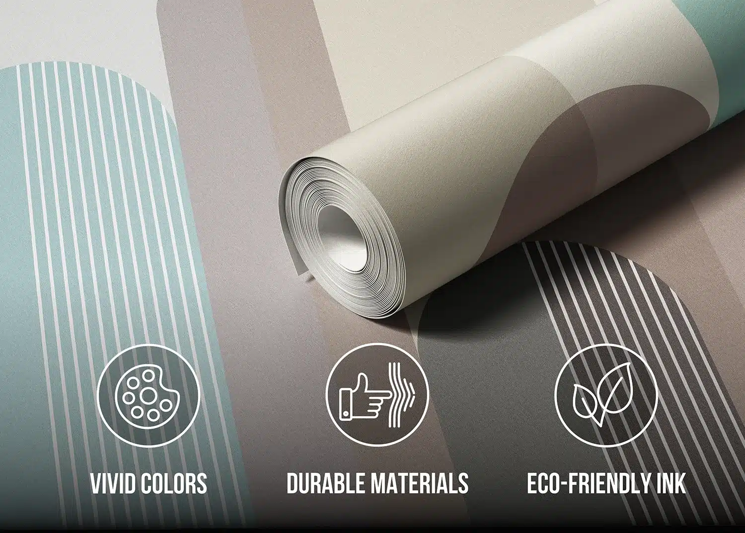 Custom Size Wall Mural Vivid Composition | Premium Non-Woven Wallpaper | FT5P352317 3