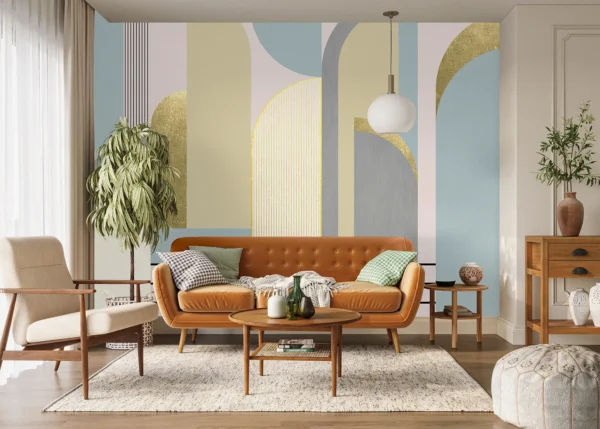 Custom Size Wall Mural Artistic Composition | Premium Non-Woven Wallpaper | FT5P 352319