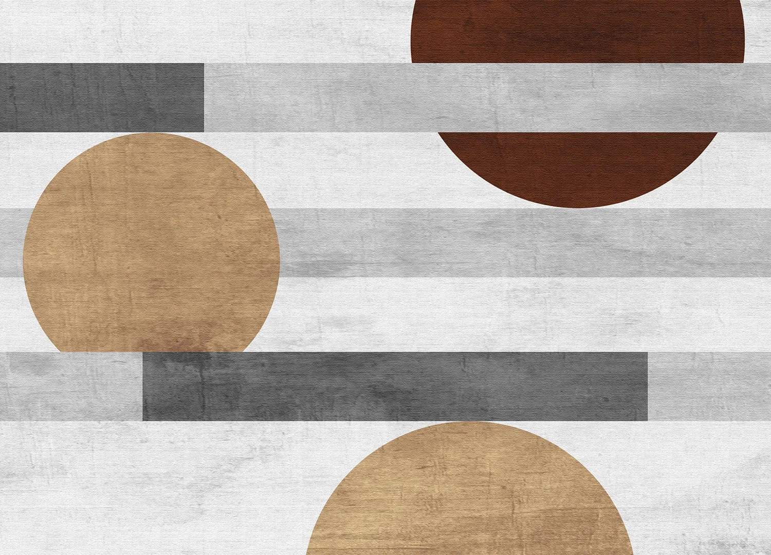 Custom Size Wall Mural Modern Geometric Art | Premium Non-Woven Wallpaper | FT5P 352335