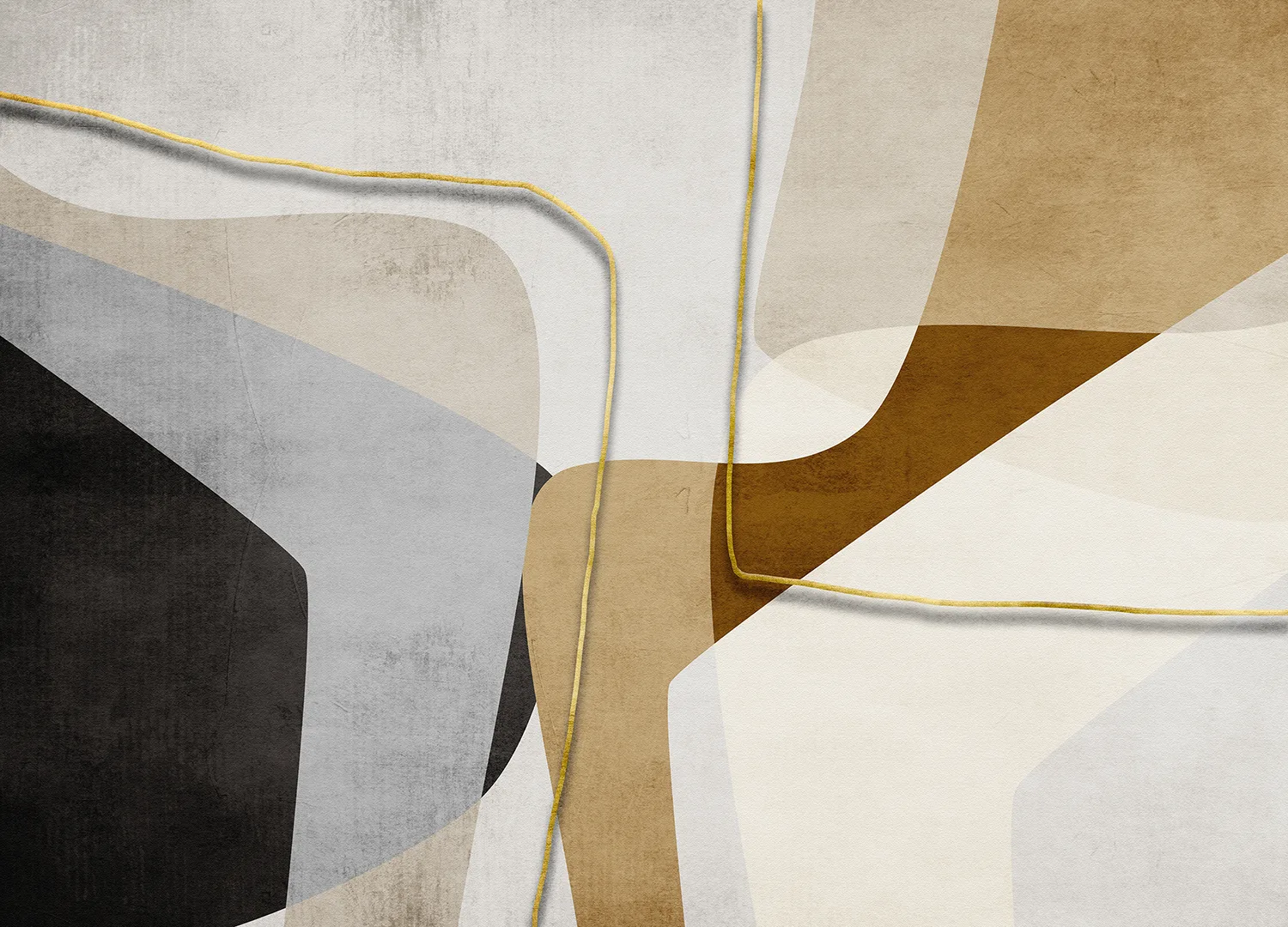 Custom Size Wall Mural Chaotic Structures | Premium Non-Woven Wallpaper | FT5P 352337