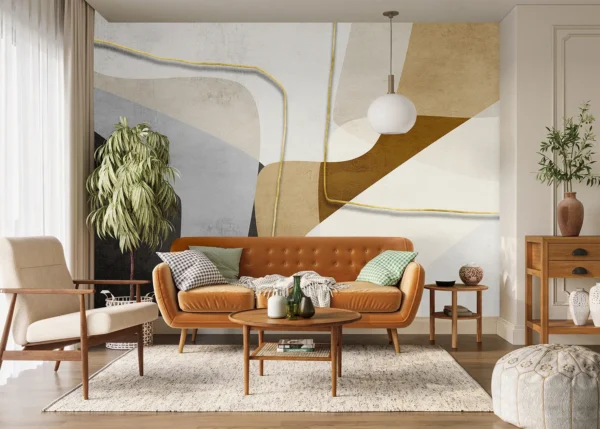 Custom Size Wall Mural Chaotic Structures | Premium Non-Woven Wallpaper | FT5P 352337