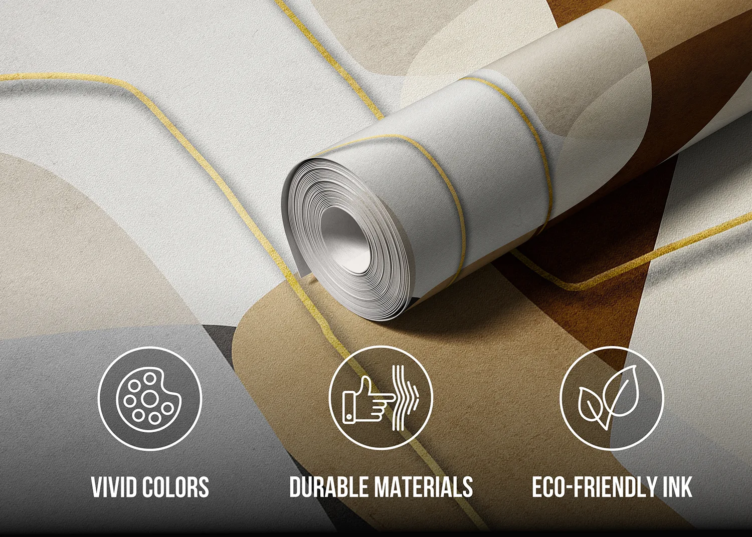 Custom Size Wall Mural Chaotic Structures | Premium Non-Woven Wallpaper | FT5P 352337 5