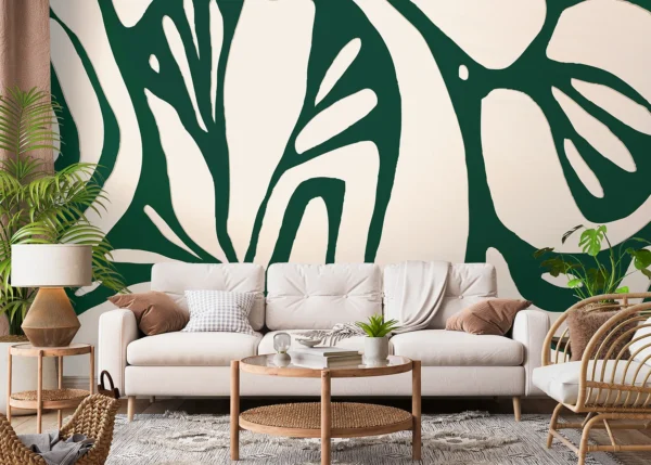 Custom Size Wall Mural Foliage Expression | Premium Non-Woven Wallpaper | FT5P 352339