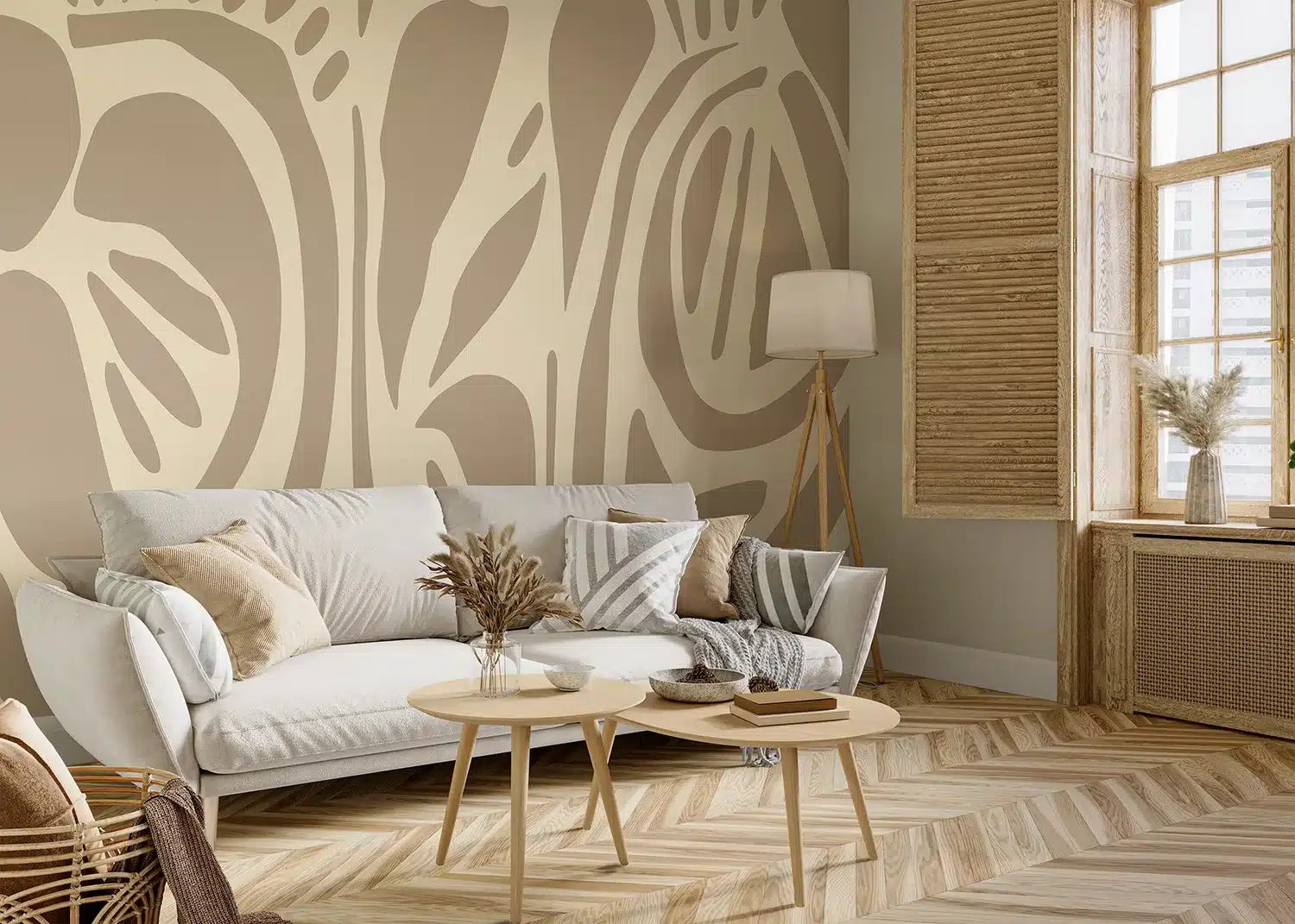 Custom Size Wall Mural SeamleSSBackground | Premium Non-Woven Wallpaper | FT5P352343 2