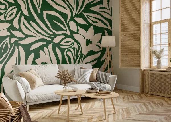 Custom Size Wall Mural Blooming Expression | Premium Non-Woven Wallpaper | FT5P 352345