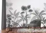 Custom Size Wall Mural Jungle Noir | Premium Non-Woven Wallpaper | FT5P 352377