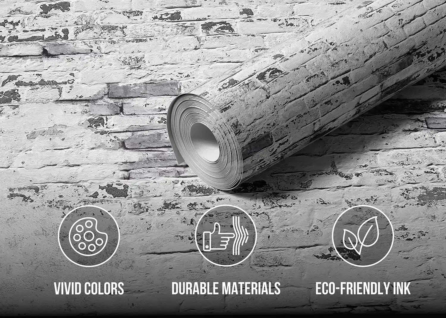 Custom Size Wall Mural BricKWall | Premium Non-Woven Wallpaper | FT5P352385 2