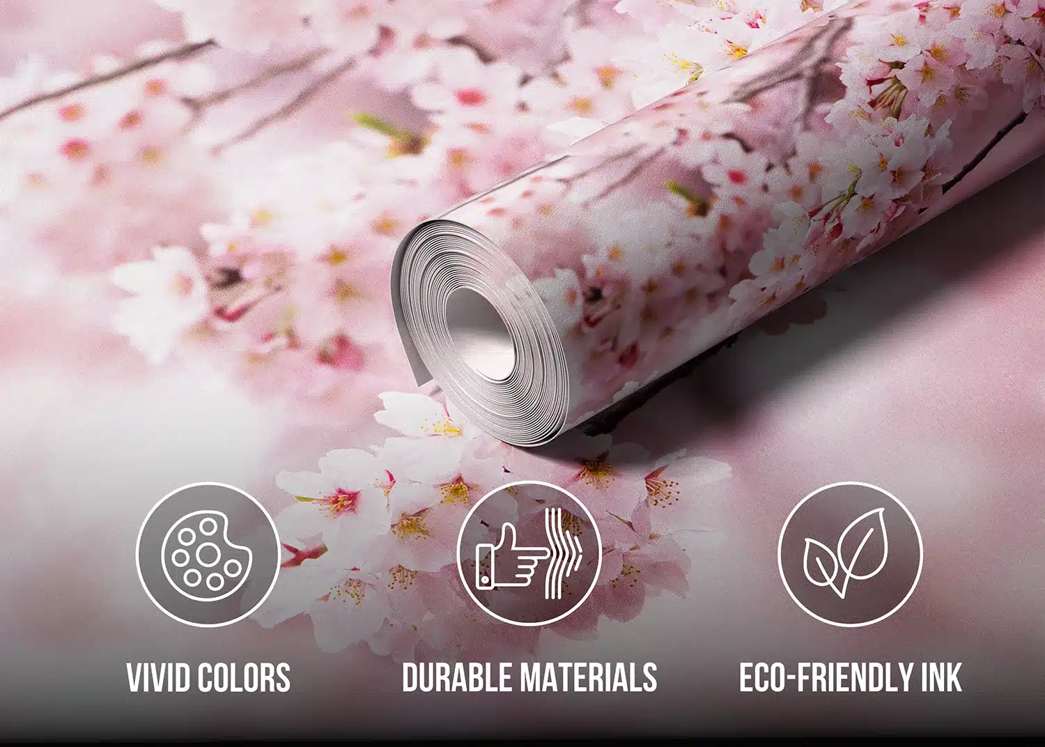 Custom Size Wall Mural Sakura Bloom | Premium Non-Woven Wallpaper | FT5P352387 2