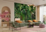Custom Size Wall Mural Verdant Escape | Premium Non-Woven Wallpaper | FT5P 352413