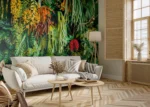 Custom Size Wall Mural Jungle Wall | Premium Non-Woven Wallpaper | FT5P 352417