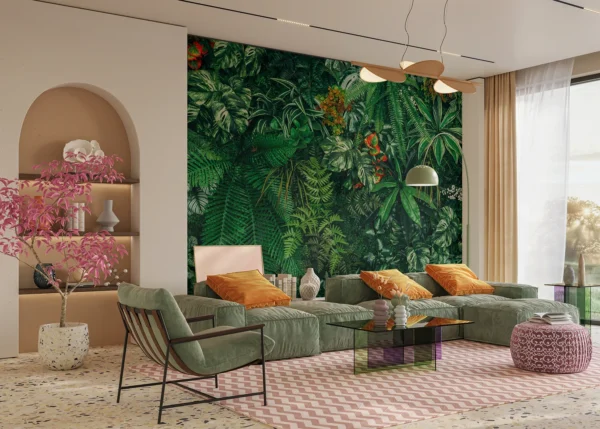 Custom Size Wall Mural Amazonian Wall | Premium Non-Woven Wallpaper | FT5P 352423