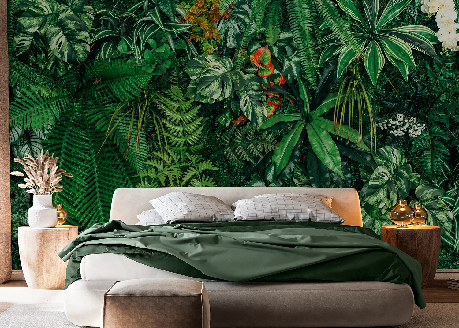 Custom Size Wall Mural Amazonian Wall | Premium Non-Woven Wallpaper | FT5P 352423 2