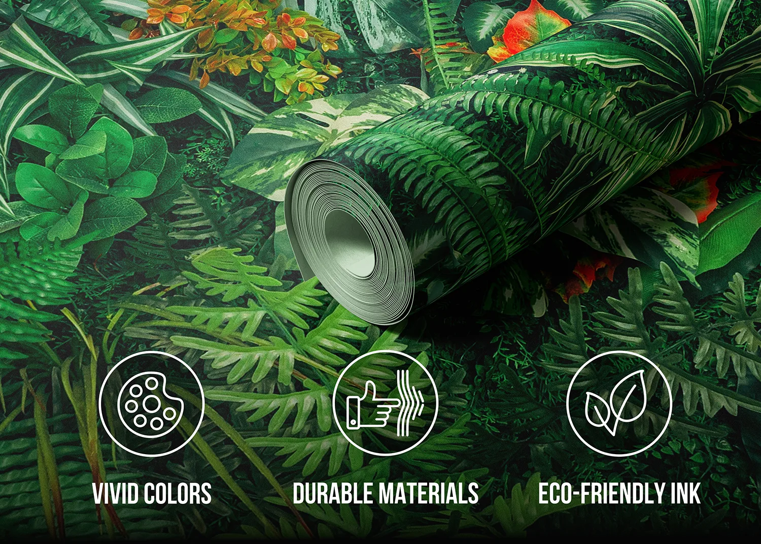 Custom Size Wall Mural Amazonian Wall | Premium Non-Woven Wallpaper | FT5P 352423 4