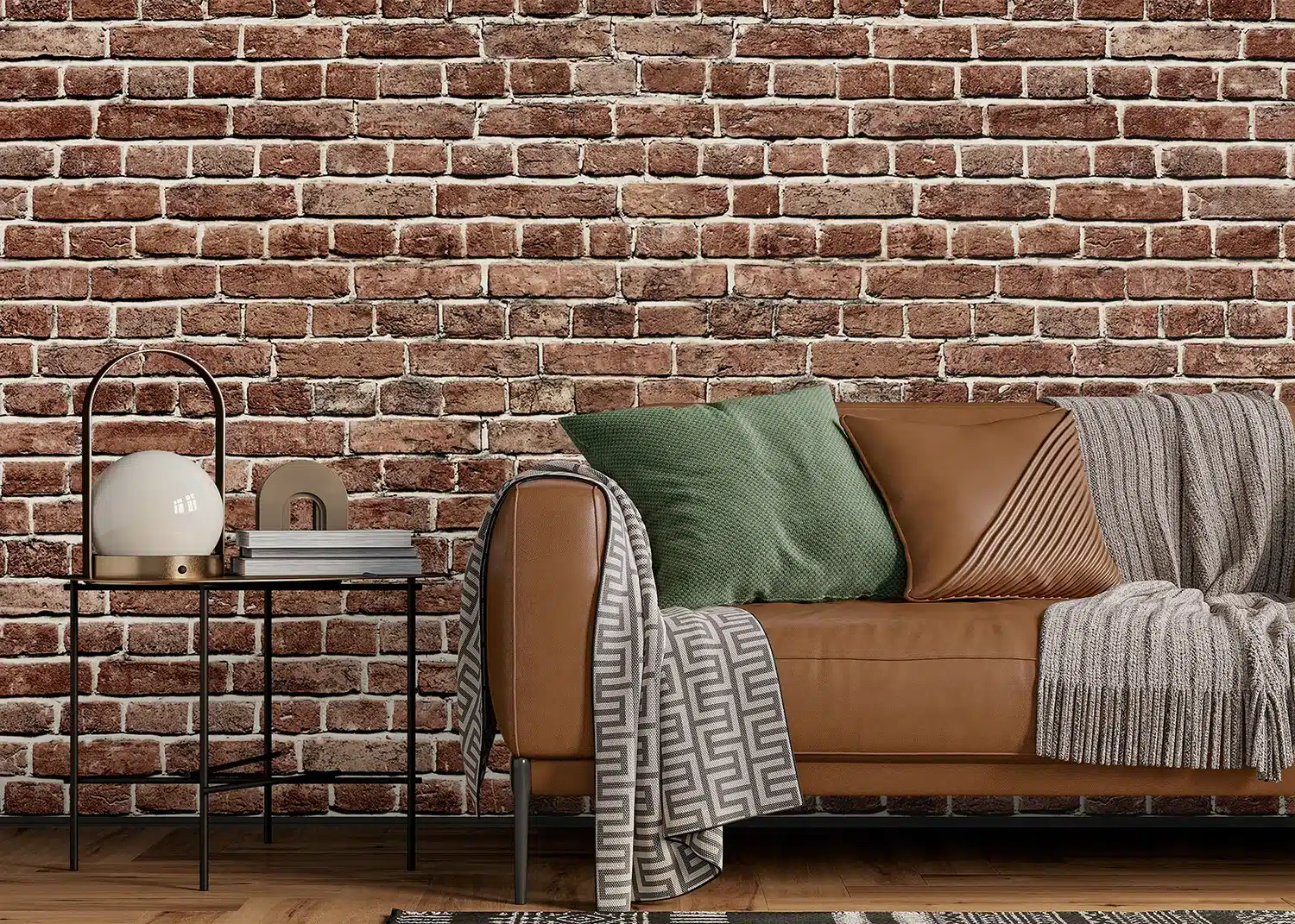 Custom Size Wall Mural Midland Bricks | Premium Non-Woven Wallpaper | FT5P352427