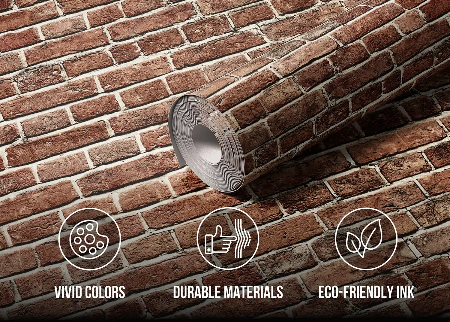 Custom Size Wall Mural Midland Bricks | Premium Non-Woven Wallpaper | FT5P352427 3