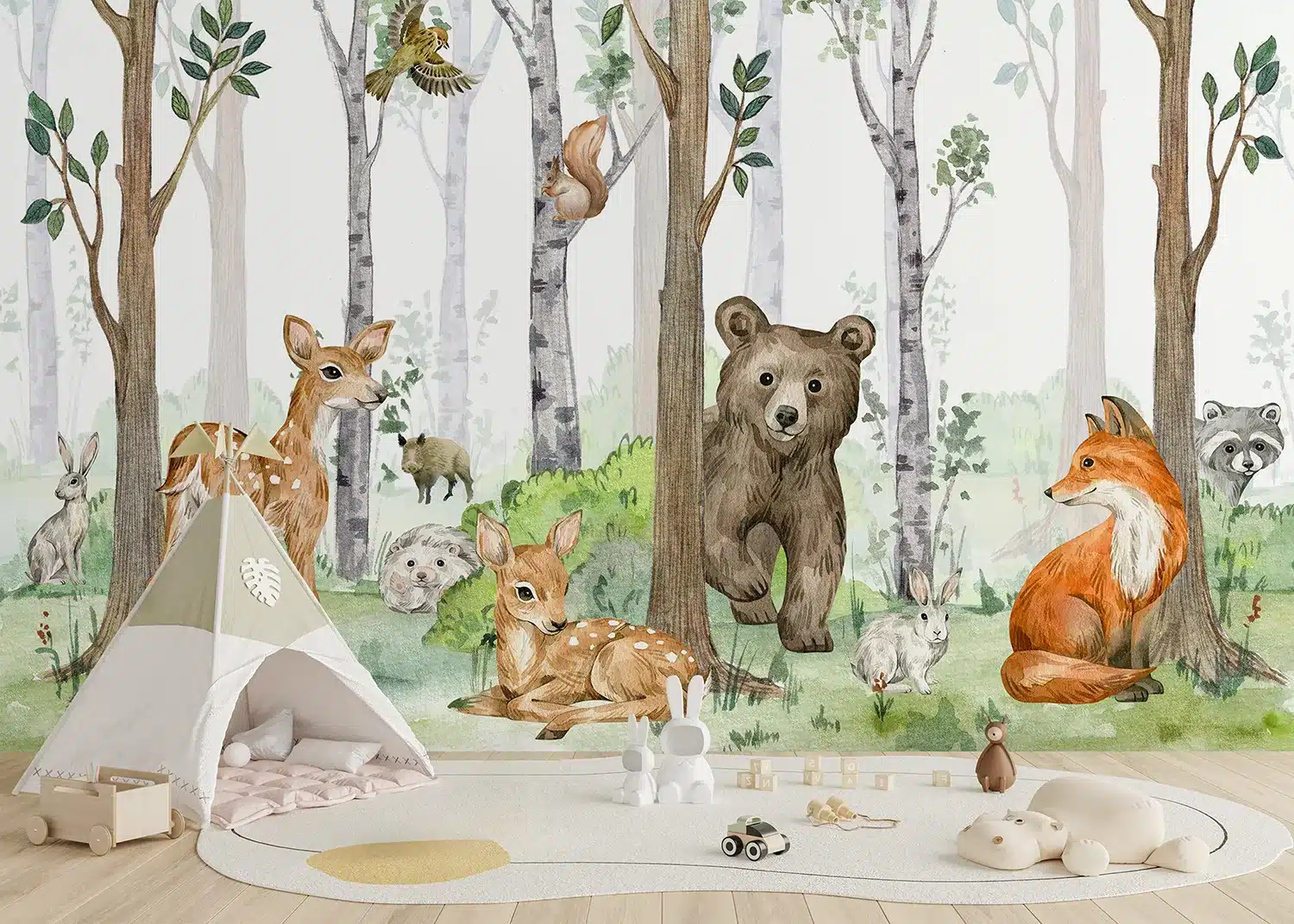 Custom Size Wall Mural Wild Life | Premium Non-Woven Wallpaper | FT5P3093 2