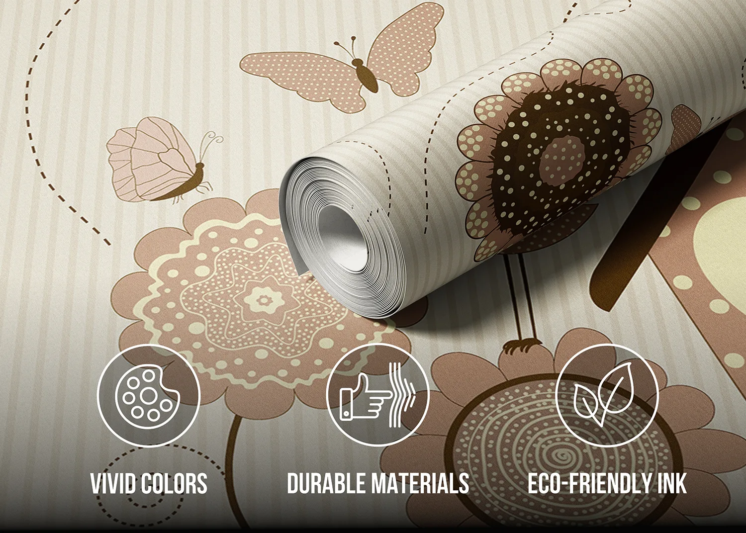 Custom Size Wall Mural Sunlit Garden | Premium Non-Woven Wallpaper | FTD5P 352083 3