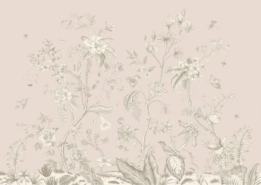 Wall Mural Floral Abstraction, 160 x 110 cm, FTNM 7701 - Image 2