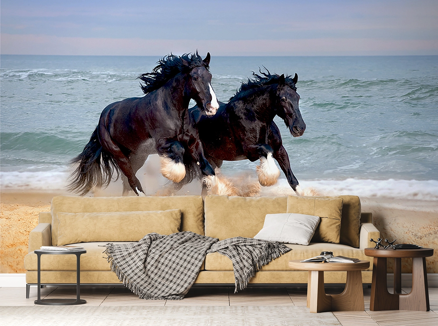 Wall Mural Horses, 375 x 270 cm, FTNS 1260