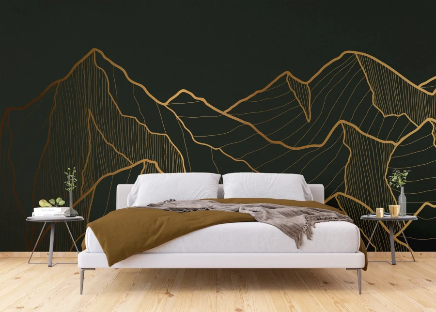 Wall Mural Golden Mountain, 375 x 270 cm, FTNS 1281 - Image 3