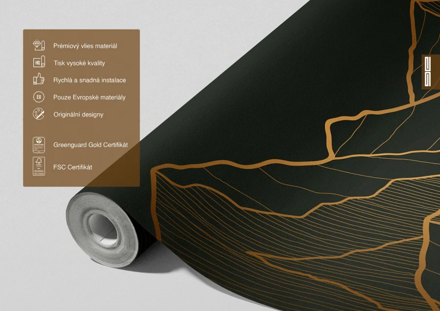 Wall Mural Golden Mountain, 375 x 270 cm, FTNS 1281 - Image 8
