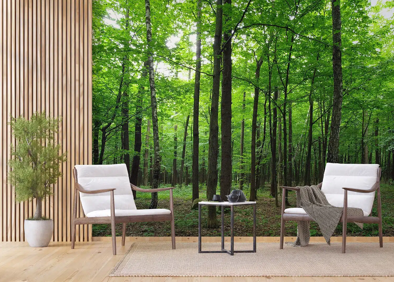Green Forest | Made-to-Measure Wallpaper | Wallever | FTNS 2446 6