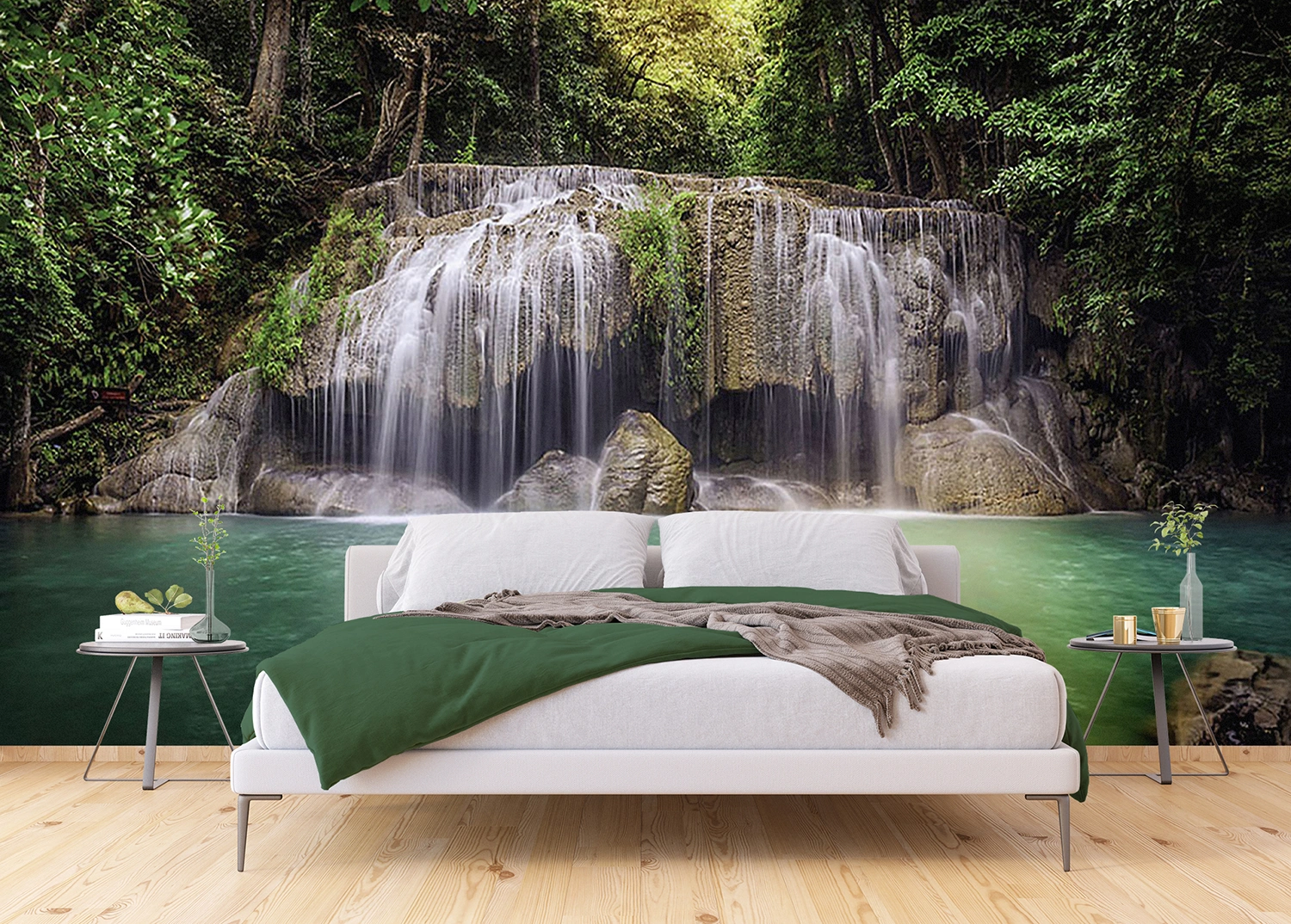 Wall Mural Waterfall in Paradise, 375 x 270 cm, FTNS 2451