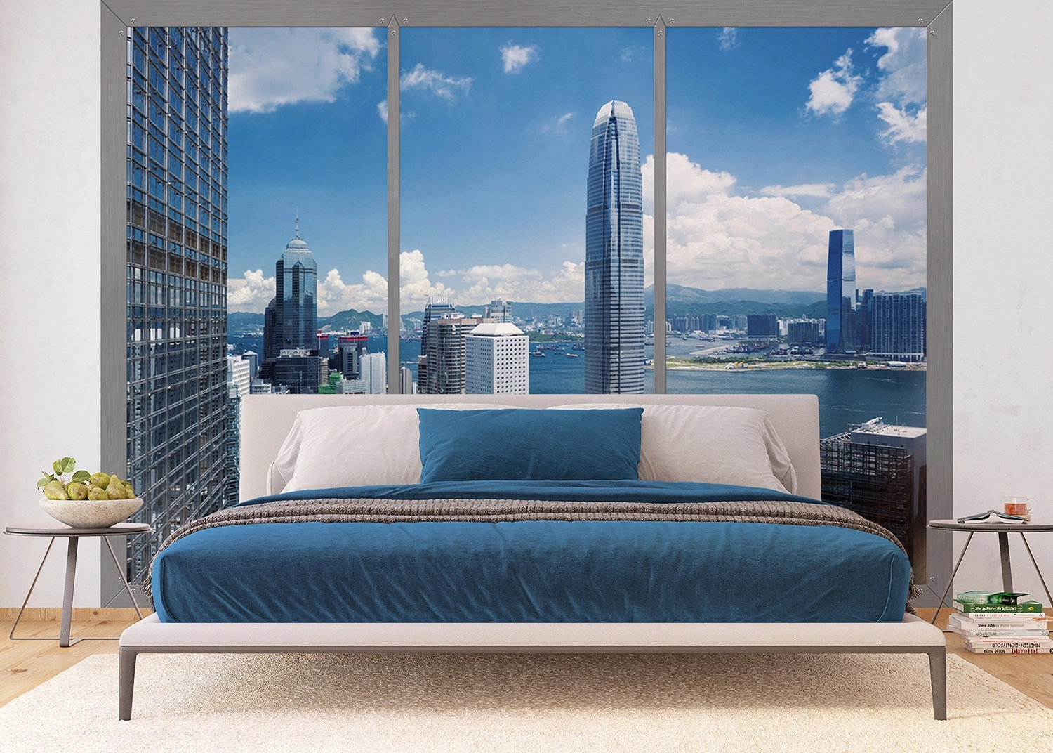 Wall Mural Window to City, 375 x 270 cm, FTNS 2470