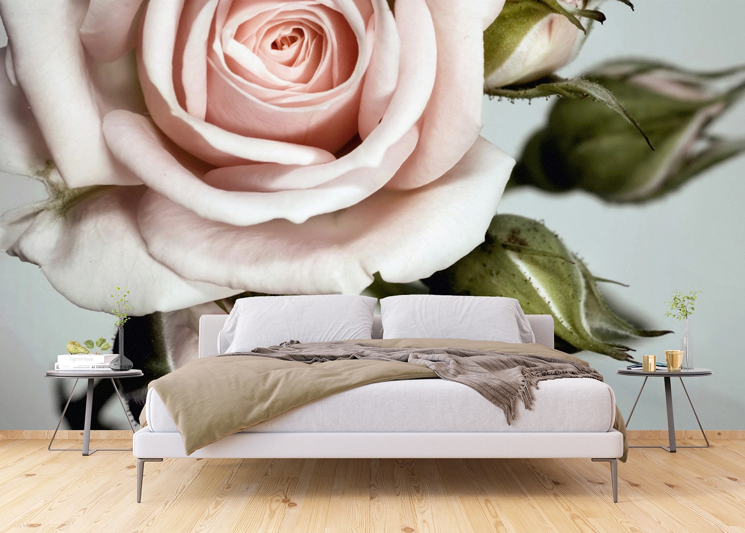 Custom Size Wall Mural Rose | Premium Non-Woven Wallpaper | FTNXXL0313 6