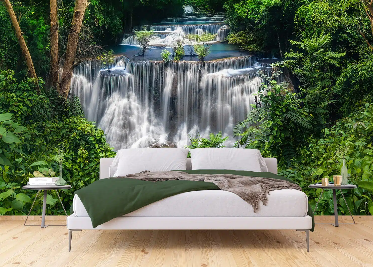 Custom Size Wall Mural Waterfall | Premium Non-Woven Wallpaper | FTNXXL1236 6