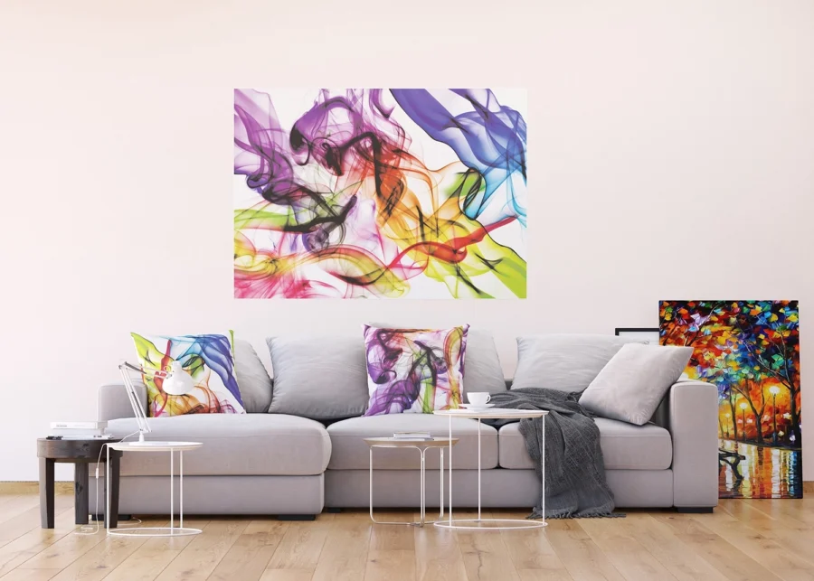 Wall Mural Colorful Smoke, 160 x 110 cm, FTNM 2696 - Image 2