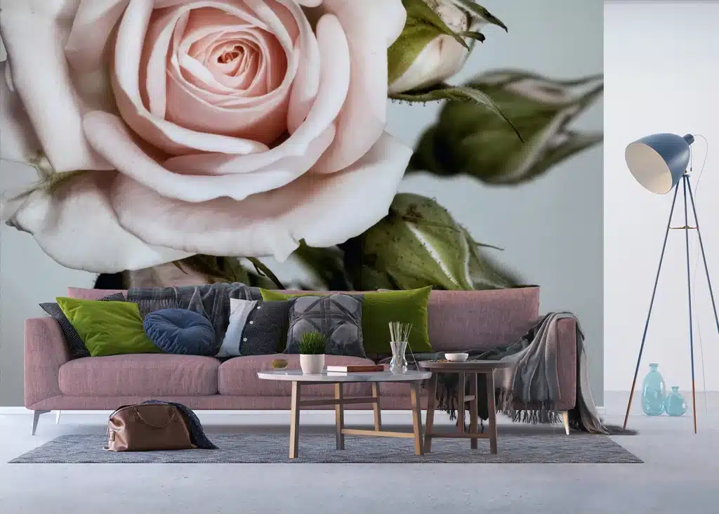 Custom Size Wall Mural Rose | Premium Non-Woven Wallpaper | FTNXXL0313 4
