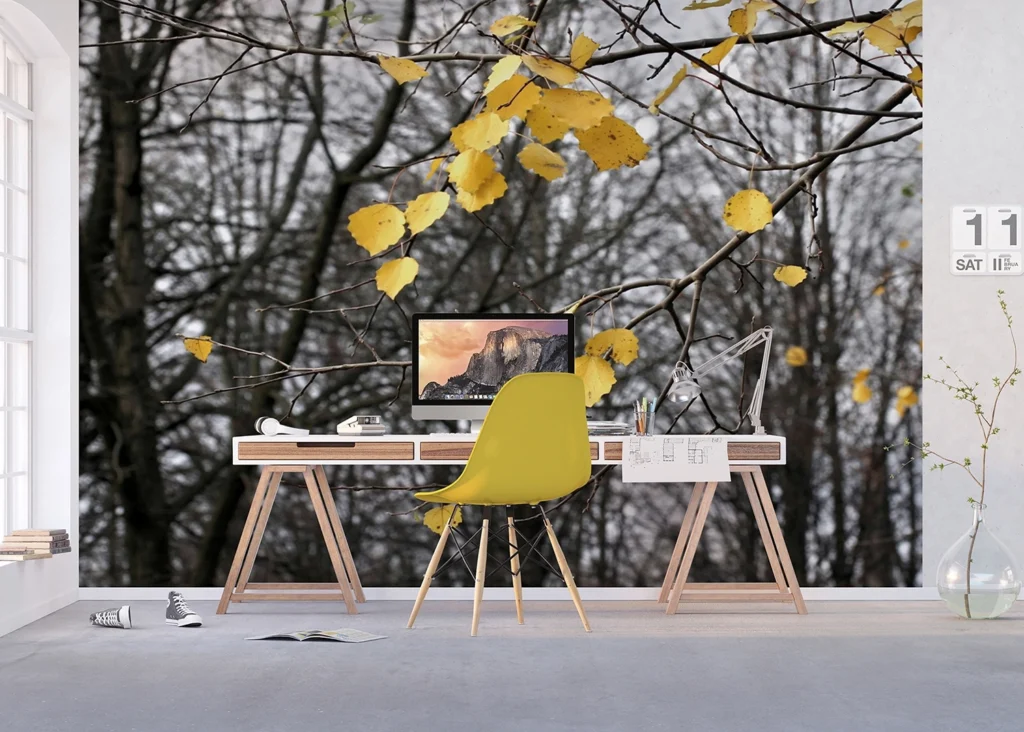 Custom Size Wall Mural Autumn Vibes | Premium Non-Woven Wallpaper | FTNXXL0317 5