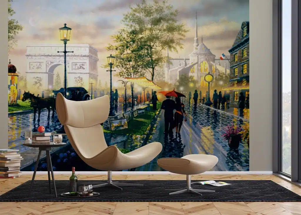 Custom Size Wall Mural Magic Paris | Premium Non-Woven Wallpaper | FTNXXL0367 3