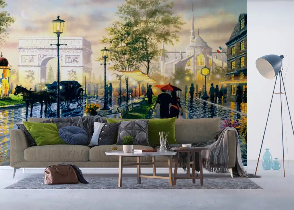 Custom Size Wall Mural Magic Paris | Premium Non-Woven Wallpaper | FTNXXL0367 4