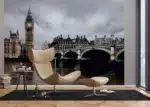 Vliesová fototapeta na zed' Ponurý Výhled na Big Ben | 375 x 270 cm | FTNXXL 0423