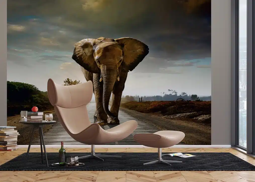 Wall Mural Elephant, 375 x 270 cm, FTNXXL 0438 3