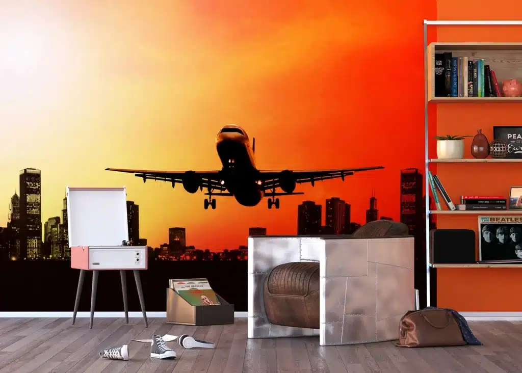 Wall Mural Night Flight, 375 x 270 cm, FTNXXL 0447