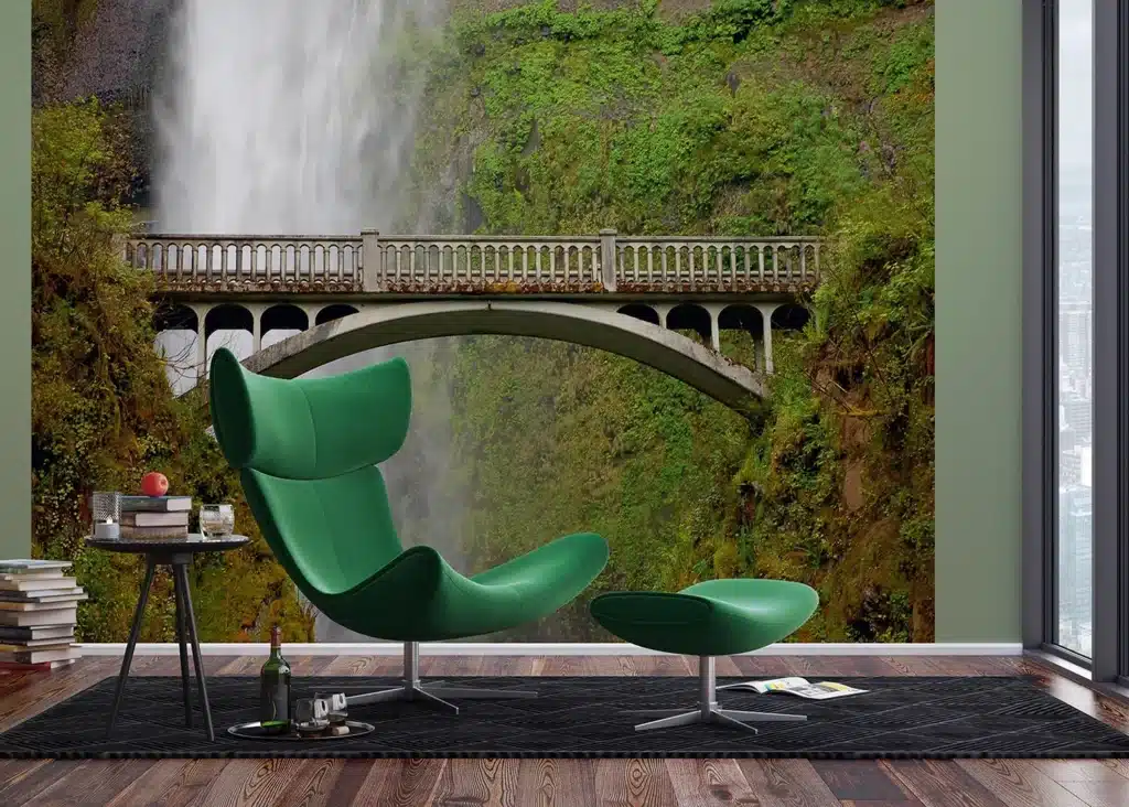 Custom Size Wall Mural Waterfall | Premium Non-Woven Wallpaper | FTNXXL0476 3