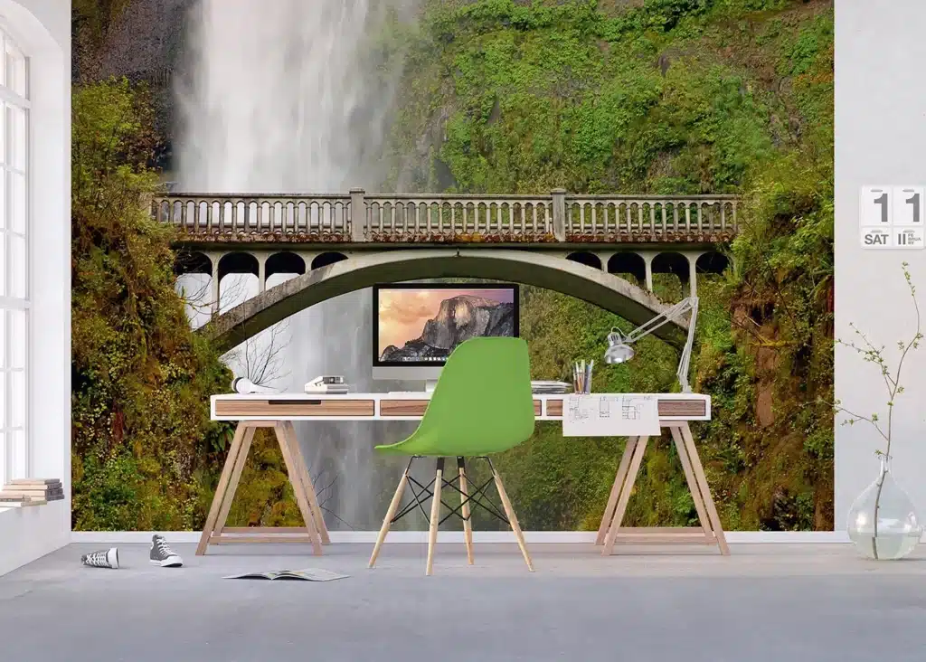 Custom Size Wall Mural Waterfall | Premium Non-Woven Wallpaper | FTNXXL0476 5