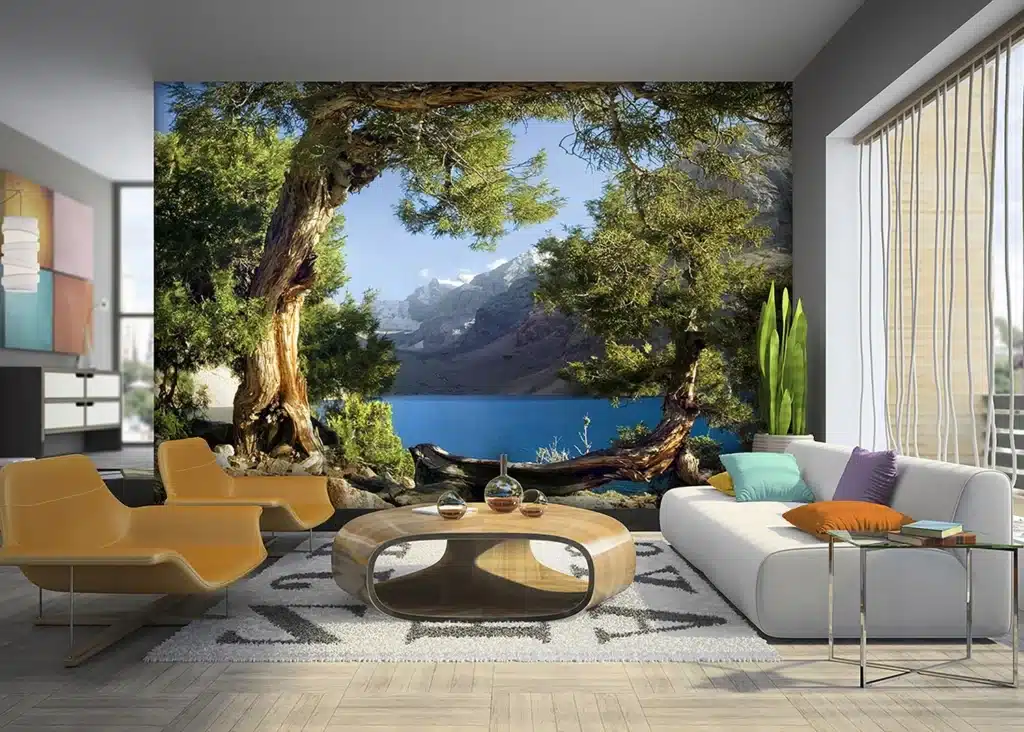 Wall Mural Lake View, 375 x 270 cm, FTNXXL 1113 2