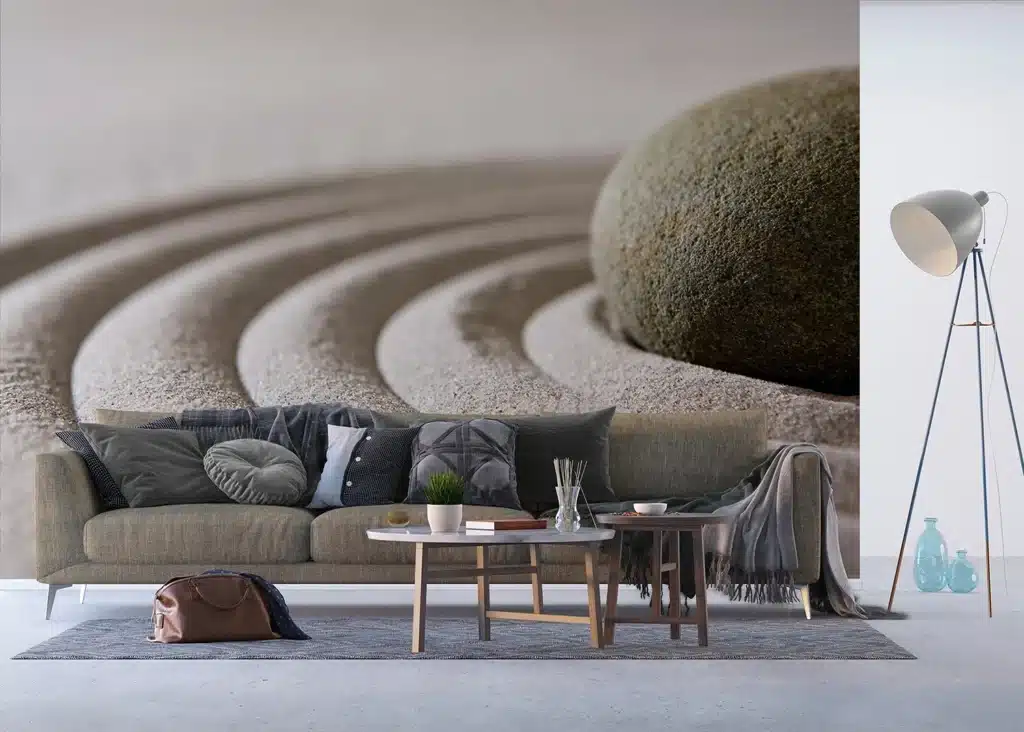 Custom Size Wall Mural Sand Stones | Premium Non-Woven Wallpaper | FTNXXL1115 3