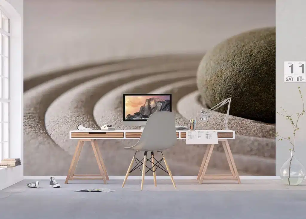 Custom Size Wall Mural Sand Stones | Premium Non-Woven Wallpaper | FTNXXL1115 5